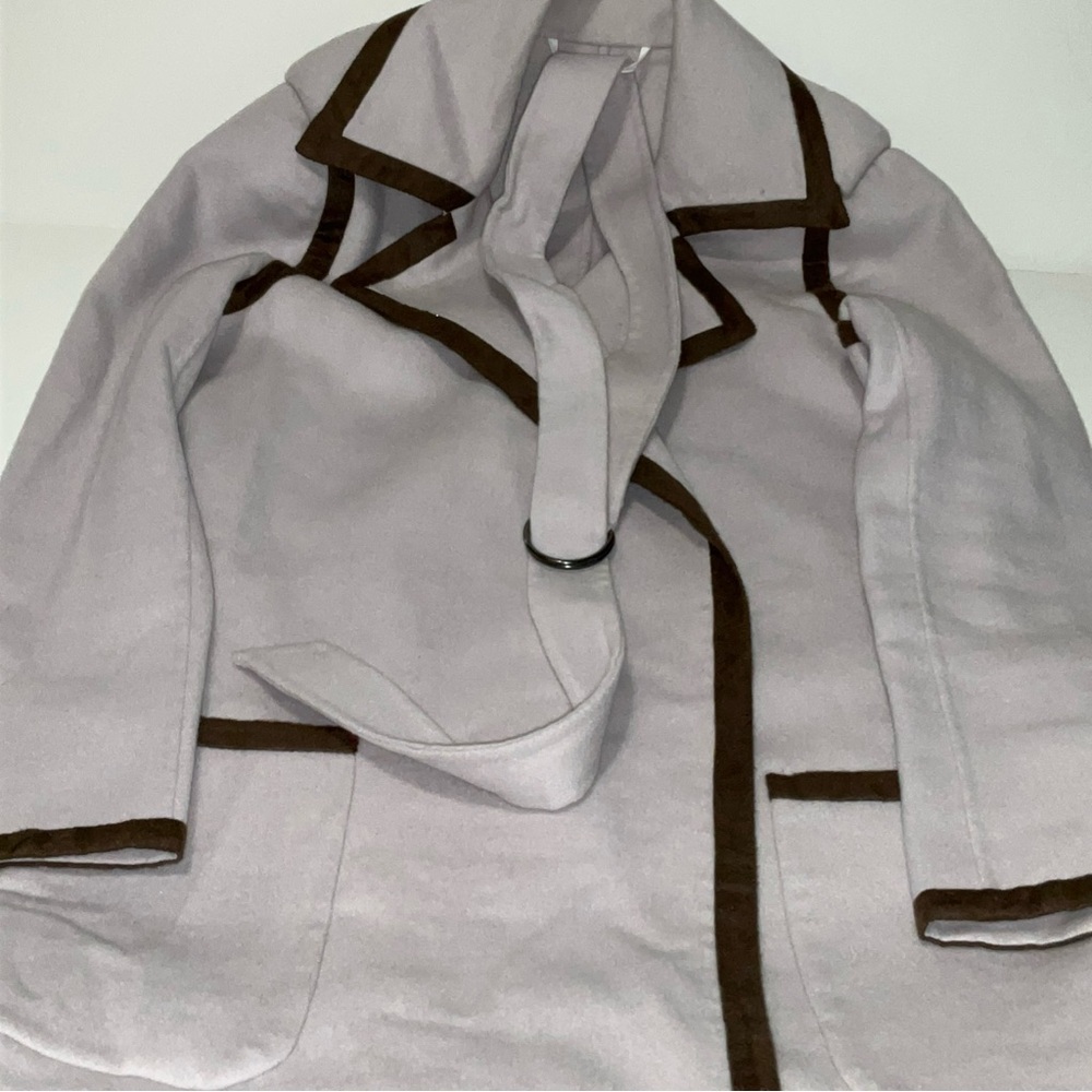 Coat 30% Cashmere And 70% Virgin Wool/ Look Like Max Mara Style But No Brand It